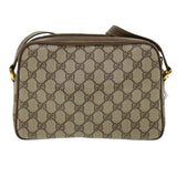 Gucci GG Canvas Web Sherry Line Shoulder Bag Beige Red Green yk5378