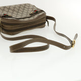 Gucci GG Canvas Web Sherry Line Shoulder Bag Beige Red Green yk5378