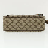 Gucci GG Canvas Web Sherry Line Shoulder Bag Beige Red Green yk5378