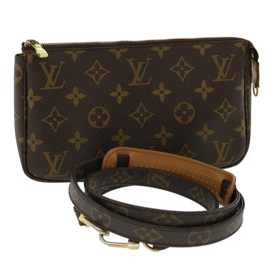 Louis Vuitton Monogram Pochette Accessoires Pouch LV Auth yk5445 Clutch