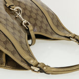 Gucci GG Canvas Jackie Shoulder Bag Brown yk5536