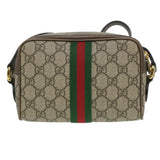 Gucci Web Sherry Line GG Canvas Shoulder Bag PVC Leather 517350 yk5636