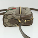 Gucci Web Sherry Line GG Canvas Shoulder Bag PVC Leather 517350 yk5636