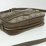 Gucci Web Sherry Line GG Canvas Shoulder Bag PVC Leather 517350 yk5636