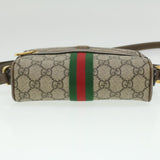 Gucci Web Sherry Line GG Canvas Shoulder Bag PVC Leather 517350 yk5636