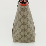Gucci GG Canvas Hand Bag Beige Red 297557 yk5735