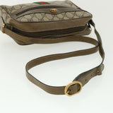 Gucci GG Canvas Web Sherry Line Shoulder Bag Beige Green 98.02.004 yk5881B