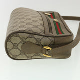 Gucci GG Canvas Web Sherry Line Shoulder Bag Beige Red 56.02.087 yk5885B