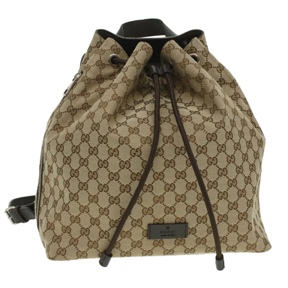 Gucci GG Canvas Backpack outlet Beige 449175 yk5920