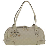 Gucci Shima Shoulder Bag Leather White 161720 yk6036
