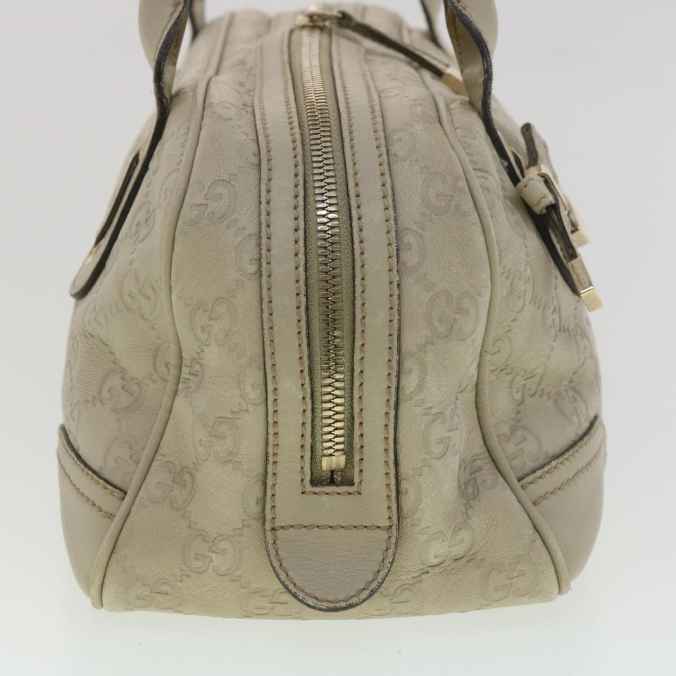 Gucci Shima Shoulder Bag Leather White 161720 yk6036