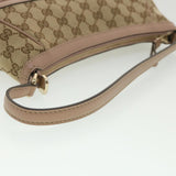 Gucci GG Canvas Shoulder Bag Beige Pink 269893 yk6061