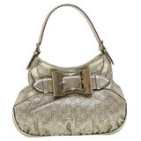 Gucci Shima Shoulder Bag Leather Champagne Gold 189885 yk6071