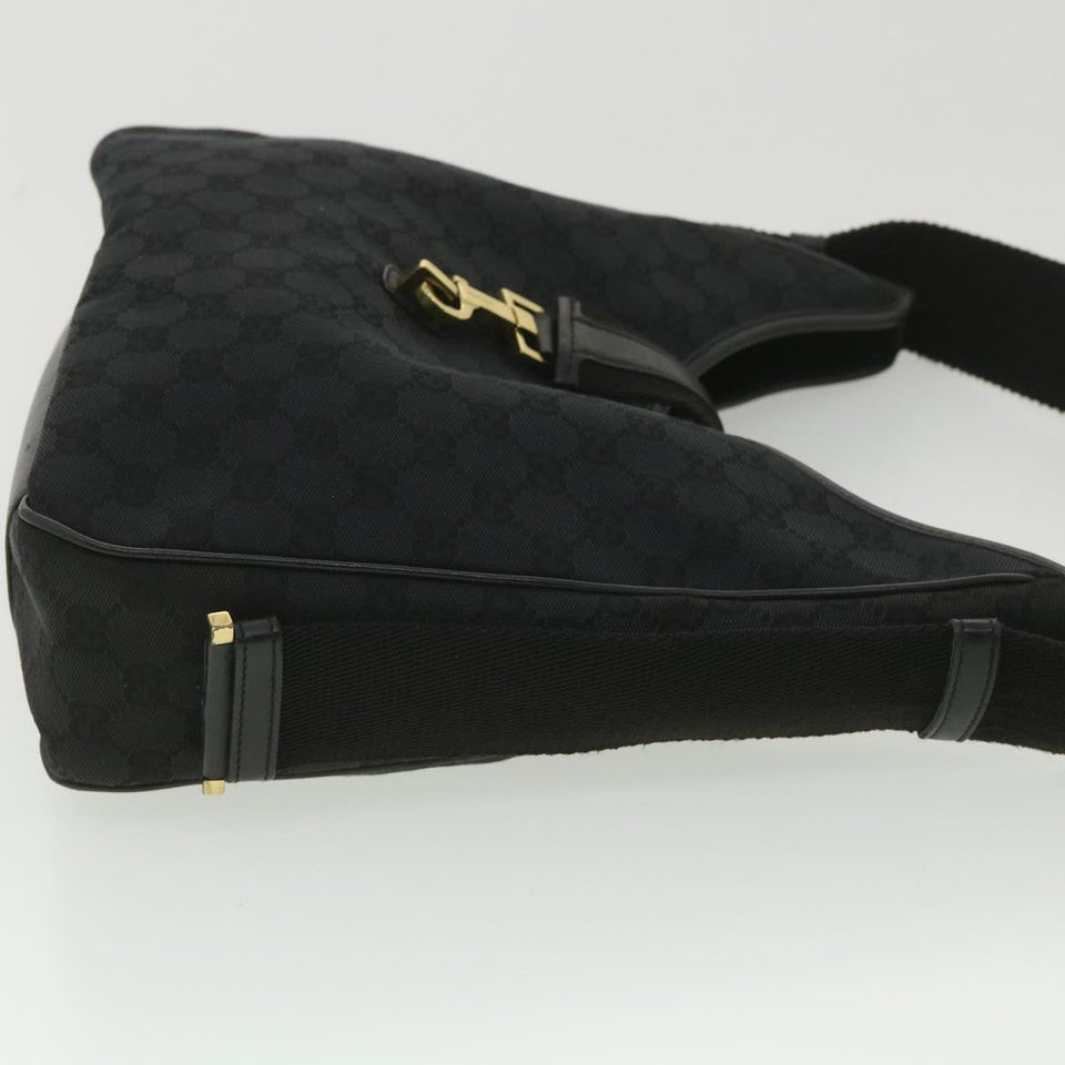 Gucci GG Canvas Jackie Shoulder Bag Black 92735 yk6103
