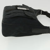 Gucci GG Canvas Shoulder Bag Black 131211 yk6108