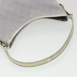 Gucci GG Canvas Shoulder Bag Silver 169947 yk6144B