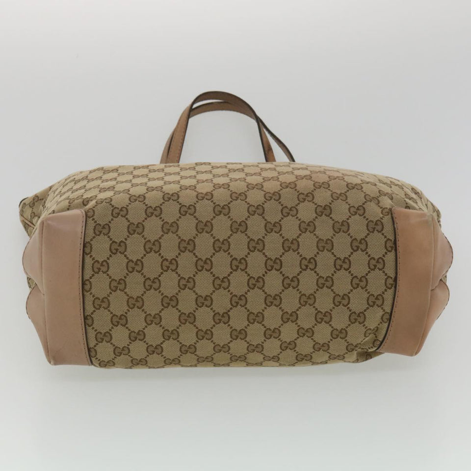 Gucci GG Canvas Tote Bag Beige 305585 yk6207B