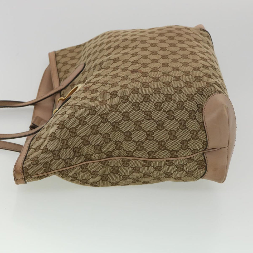 Gucci GG Canvas Tote Bag Beige 305585 yk6207B