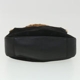 Gucci Bamboo Hand Bag Suede 2way Black 001.3444.1638 yk6212B