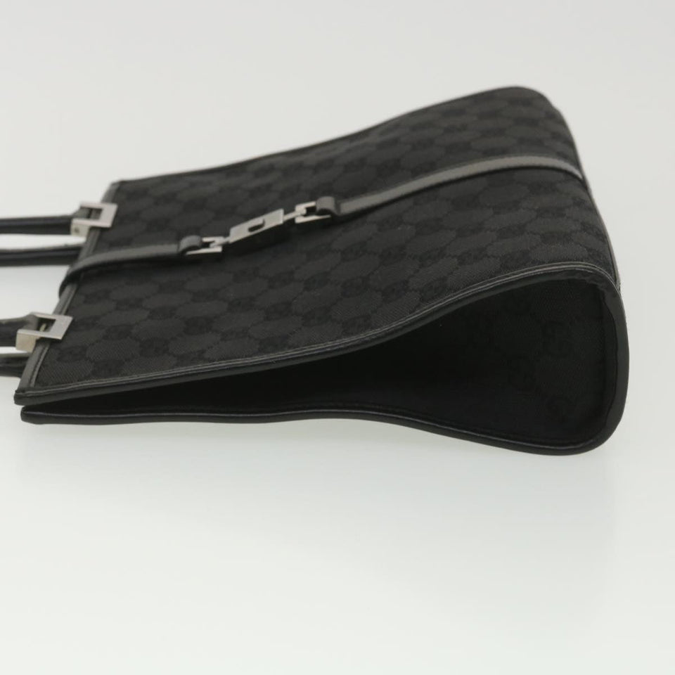 Gucci GG Canvas Jackie Hand Bag Black 01715/3444 yk6249