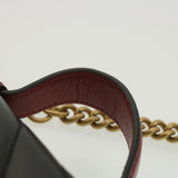 Gucci GG Marmont Hand Bag Leather 2way Black 583571 yk6261