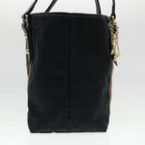 Gucci GG Canvas Web Sherry Line Tote Bag Black Red Green 137396 yk6284