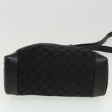 Gucci GG Canvas Shoulder Bag Black 337598 yk6342