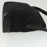 Gucci GG Canvas Shoulder Bag Black 337598 yk6342