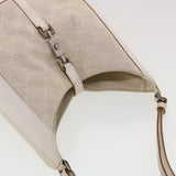 Gucci GG Canvas Jackie Shoulder Bag Beige 001.3876 yk6453