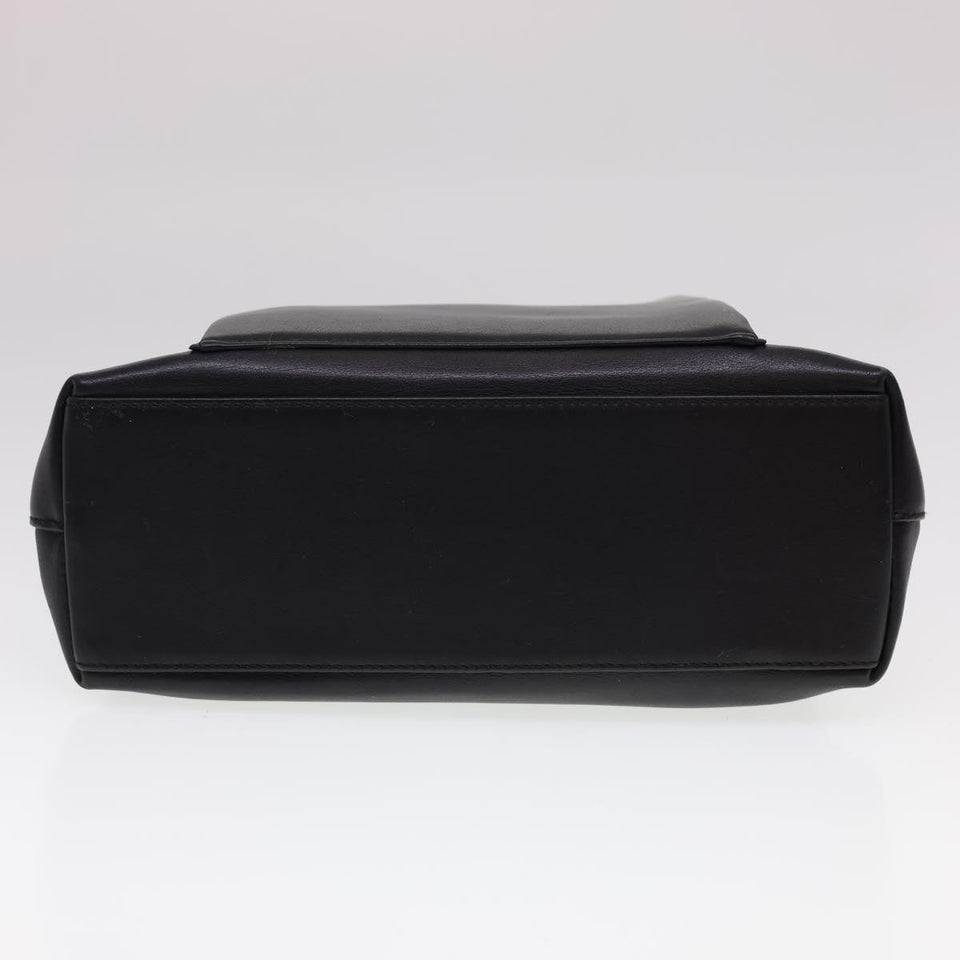 Gucci Bamboo Hand Bag Leather 2way Black 000.2265.0581 yk6460