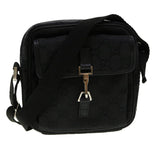 Gucci GG Canvas Jackie Shoulder Bag Black 90470 yk6565