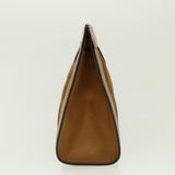 Gucci Web Sherry Line Clutch Bag Suede Brown Green Red 37.014.2126 yk6703