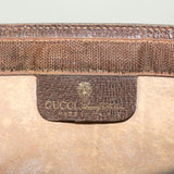 Gucci GG Canvas Web Sherry Line Clutch Bag Beige Red Green yk6708