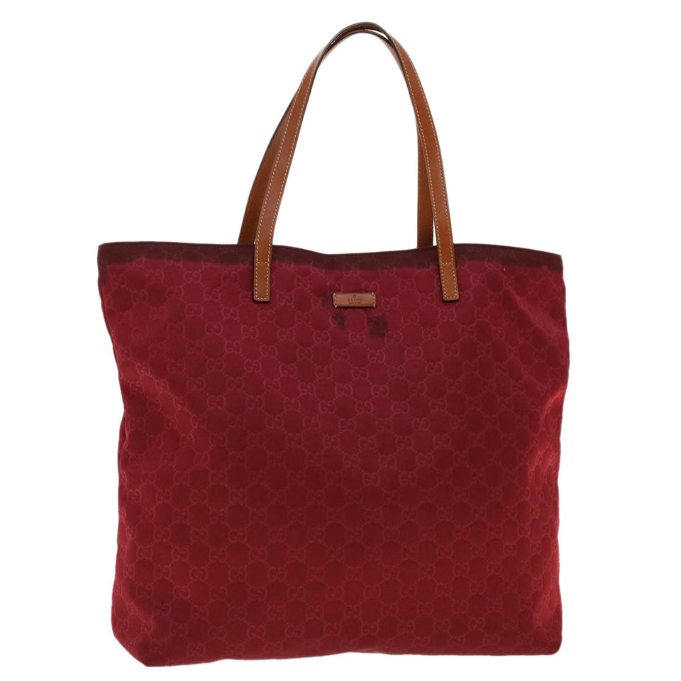 Gucci GG Canvas Tote Bag Red 295252 yk6894B