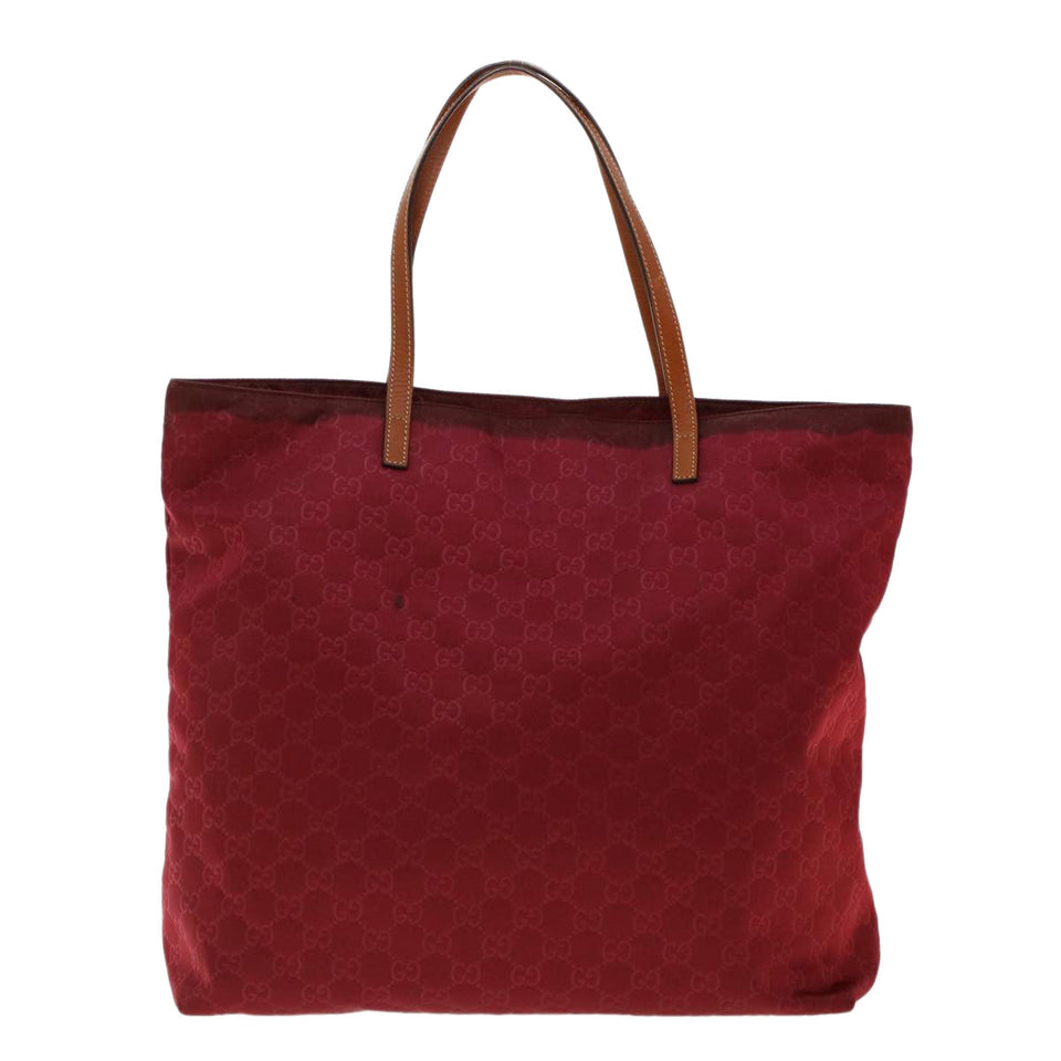 Gucci GG Canvas Tote Bag Red 295252 yk6894B
