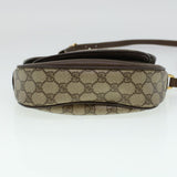 Gucci GG Canvas Turn Lock Shoulder Bag PVC Leather Beige 001.29.0930 yk6942