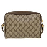 Gucci GG Canvas Web Sherry Line Shoulder Bag Beige Red 56.02.087 yk6994B