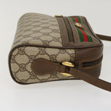 Gucci GG Canvas Web Sherry Line Shoulder Bag Beige Red 56.02.087 yk6994B