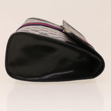 Gucci GG Canvas Sherry Line Clutch Bag Gray Red Navy 67.014.3087 yk7005B