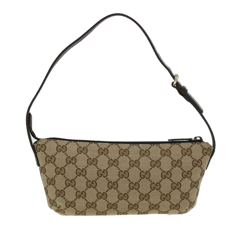Gucci GG Canvas Shoulder Bag Beige 190393 yk7036B