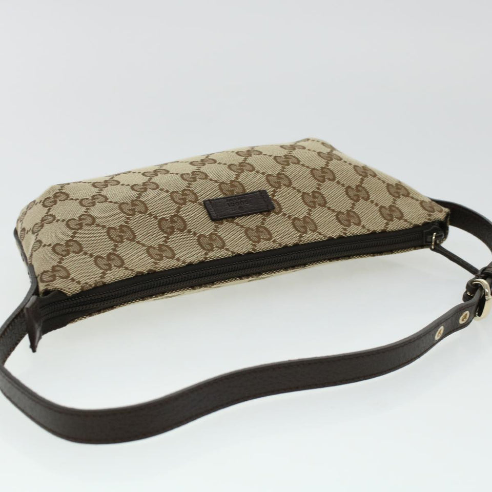 Gucci GG Canvas Shoulder Bag Beige 190393 yk7036B