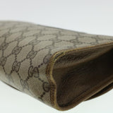 Gucci GG Canvas Web Sherry Line Clutch Bag Beige Red 89.01.030 yk7078B