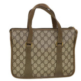 Gucci GG Canvas Web Sherry Line Hand Bag 2way Beige Red 41.02.039 yk7111