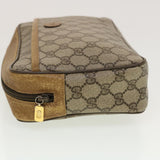 Gucci GG Canvas Clutch Bag PVC Leather Beige 89.01.044 yk7129