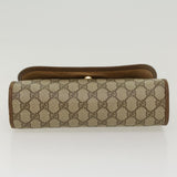 Gucci GG Canvas Web Sherry Line Clutch Bag Beige Red Green 89.01.030 yk7159