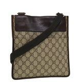 Gucci GG Canvas Shoulder Bag PVC Leather Beige 27639 yk7163