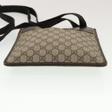 Gucci GG Canvas Shoulder Bag PVC Leather Beige 27639 yk7163