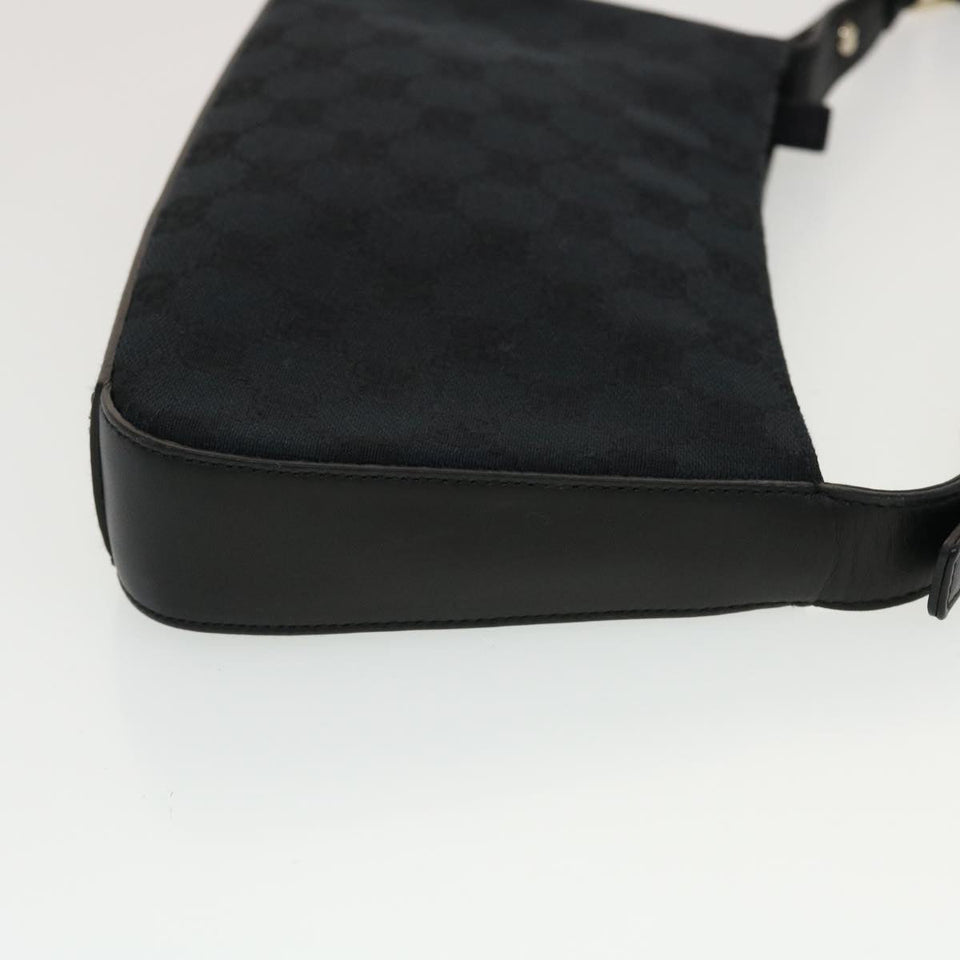 Gucci GG Canvas Shoulder Bag Black 0014285 yk7184