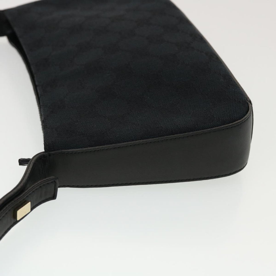 Gucci GG Canvas Shoulder Bag Black 0014285 yk7184
