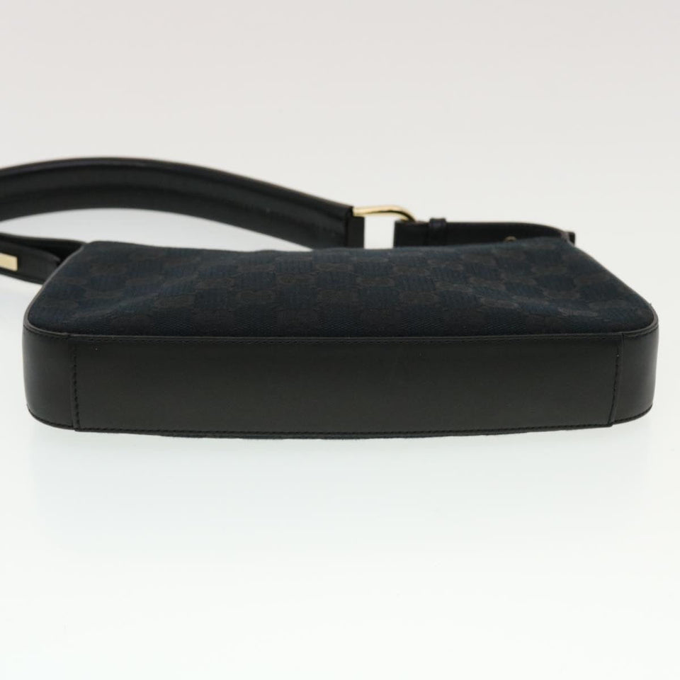 Gucci GG Canvas Shoulder Bag Black 0014285 yk7184
